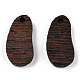 Подвески из натурального дерева венге WOOD-T023-89-2