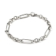 Браслеты-цепочки Figaro из нержавеющей стали 201 STAS-Z056-09P-1