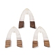 Подвески из смолы и дерева WOOD-F015-16H-1