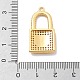 Латунные микро проложить кубического циркония подвески KK-M305-18G-3