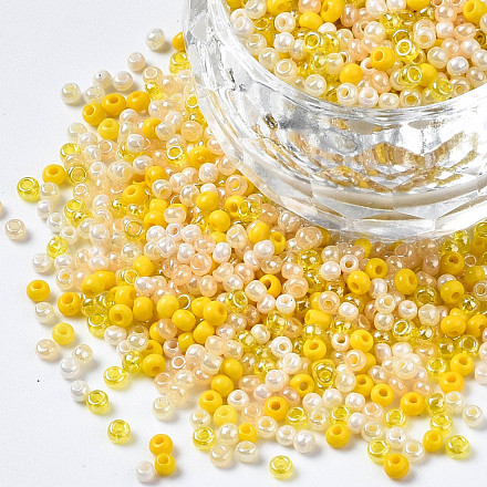 Стеклянные круглые бисер SEED-S057-R-005-1