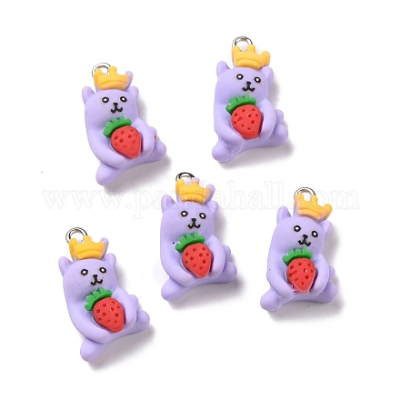 Подвески из непрозрачной смолы RESI-G032-B05-1