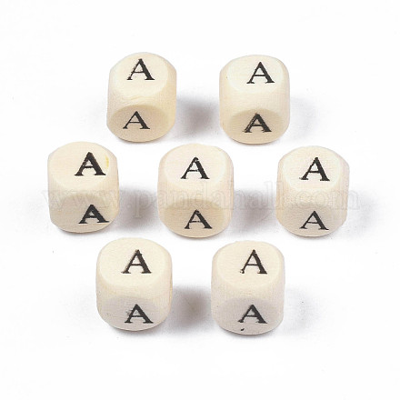 Печатные бусы из натурального дерева X-WOOD-T026-001A-1