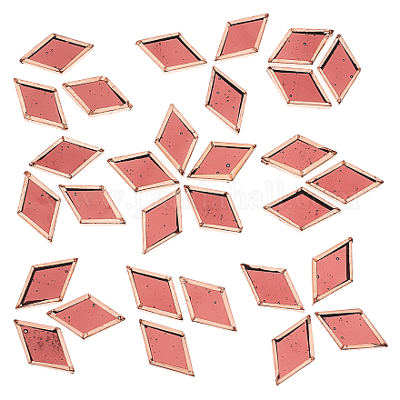 30 шт. цветной стеклянной мозаичной плитки DIY-OC0009-43C-1