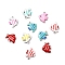 304 Stainless Steel Enamel Charms, Marine Animal, Stainless Steel Color, Fish, 11.5x9x1.5mm, Hole: 1.2mm
