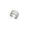 DIY fashionable stainless steel ring with non fading color, female niche high-end light luxury tagram style
