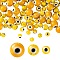 3 Strands 3 Style Handmade Evil Eye Lampwork Round Bead Strands, Yellow, 6~10mm, Hole: 1mm, about 39~65pcs/strand, 14.17~14.96 inch(36~38cm), 1 strand/style