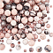 OLYCRAFT 4Strands Natural Pink Zebra Jasper Stone Beads 8mm/6mm/10mm/4mm Gemstone Round Loose Beads Crystal Energy Stone for Jewelry Making DIY Handmade