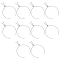 UNICRAFTALE 10pcs 230mm Adjustable 304 Stainless Steel Bracelet Makings Round Box Chain Slider Extender Chains with Ball Ends Metal Material Bracelets for Women Girls Semi Finished DIY Bracelets