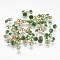 Grade A Glass Pointed Back Chaton Rhinestones, Back Plated, Diamond, Peridot, 4.0~4.2mm, about 144pcs/gross