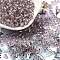 Glass Seed Beads, Silver Lined, Round Hole, Round, Thistle, 4x3mm, Hole: 1.2mm, 6429pcs/pound