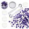 Sealing Wax Particles Kits for Retro Seal Stamp, with Stainless Steel Spoon, Candle, Plastic Empty Containers, Mixed Color, 307pcs/set