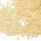 (Repacking Service Available) Glass Seed Beads, Ceylon, Round, Champagne Yellow, 12/0, 2mm, Hole: 1mm, about 12g/bag