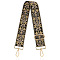 Ethnic Style Embroidered Adjustable Strap Accessory, Black, 130x5cm