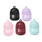 Spray Painted Alloy Pendants, Hat Charms, Mixed Color, 43x25x9mm, Hole: 2.7mm