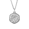 Non-Tarnish Star Stainless Steel Pendant Necklace with Cable Chains, Stainless Steel Color, 17.72 inch(45cm)