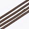 Faux Suede Cord, Faux Suede Lace, Saddle Brown, 2.5~2.8x1.5mm, about 1.09 yards(1m)/strand
