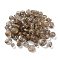 Transparent Acrylic Beads, Metal Enlaced, Mixed Shapes, Gray, 7.5~22.5x7.5~21x5.5~13mm, Hole: 1.2~5.5mm, about 485pcs/500g