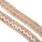 Natural Jute Cord, Flat, BurlyWood, 17x1mm, about 10.94 Yards(10m)/Bundle