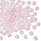 OLYCRAFT about 100pcs 6mm Pink Opalite Beads with 1mm Hole Polished Round Smooth Gemstone Beads Pink Opal Spacer Beads Loose Crystal Beads for DIY Crafts Bracelet Necklace Pendant Jewelry Making