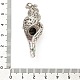 Естественно снежинка обсидиана подвески G-F776-01P-04-3