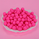 Круглые силиконовые фокусные бусины SI-JX0046A-33-3