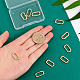 Латунные пружинные кольца FIND-WH0127-90G-4