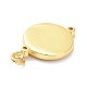Латунные микропаве прозрачные подвески с фианитом ZIRC-L091-082G-2
