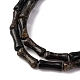 Природного биотита нитей бисера G-L624-G09-12x5mm-4