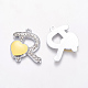 Цинк подвески Rhinestone сплава BSEA020-2-2