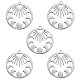5 шт. подвески из нержавеющей стали 201 STAS-SZ0002-07P-1