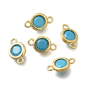 Подвески из латуни с кубическим цирконием KK-Q043-24G-04