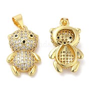 Латунные микро проложить кубического циркония подвески KK-M249-06G