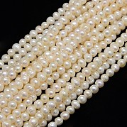 Нити из натурального культивированного пресноводного жемчуга PEAR-N013-06I