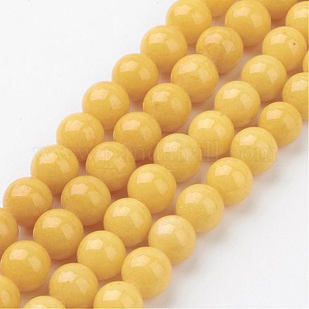 Естественно Mashan нефрита круглые бусины нити G-D263-8mm-XS07-1