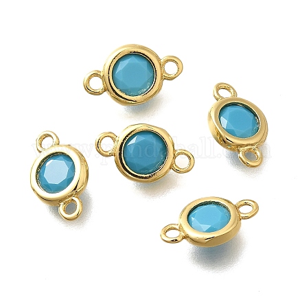 Подвески из латуни с кубическим цирконием KK-Q043-24G-04-1