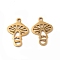 201 Stainless Steel Pendants, Mushroom Charm, Golden, 17.5x13x1mm, Hole: 1.4mm