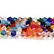 Transparent Electroplate Glass Beads Strands, AB Color Plated, Faceted, Bicone, Colorful, 2.9~3.3x2.5mm, Hole: 0.7mm, about 135~140pcs/strand, 38~40cm