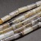 Column Natural Dendritic Agate Bead Strands, 16x8mm, Hole: 1.2mm, about 24pcs/strand, 14.9 inch