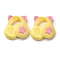 Opaque Music Theme Resin Cabochons, Headphone, 25.5x24.5x8.5mm
