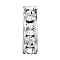 Preciosa® MAXIMA Crystal Multi-Stones Settings, Spacer Beads, Czech Crystal, 711 39 103 Rondelle with Chatons, Crystal, Silver, 4.5mm