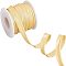 FINGERINSPIRE 10.9 Yards/10m Satin Piping Trim with Cotton Core 12mm Single Fold Bias Tape Yellow Maxi Piping Bias Tape, Smooth Polyester Piping Trim Maxi Piping Trim for Sewing Trimming Upholstery