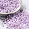 Glass Seed Beads, Peanut, Plum, 5.5~6x3~3.5x3mm, Hole: 1~1.2mm, about 4000pcs/pound
