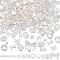450Pcs 15 Styles Acrylic & ABS Plastic Beads Imitation Pearls, Mixed Shapes, Mixed Color, 6~22.5x6~29x2~8mm, Hole: 0.5~2.3mm, 30pcs/style