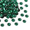 Preciosa® MAXIMA Crystal No Hotfix Flatback Stones, Czech Crystal, Dura Foiling, Round(438 11 615 Chaton Rose), 50730 Emerald, SS6(1.9~2.1mm)