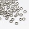 Tarnish Resistant 304 Stainless Steel Bead Caps, Apetalous, Half Round, 3x1mm, Hole: 0.5mm, 5000pcs/bag