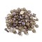 Transparent Acrylic Beads, Metal Enlaced, Mixed Shapes, Rosy Brown, 7.5~22.5x7.5~21x5.5~13mm, Hole: 1.2~5.5mm, about 485pcs/500g