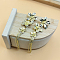 Fashionable Brass Flower Stud Earrings for Women, with 925 Sterling Silver Pins, Hypoallergenic and Versatile for Everyday, Golden