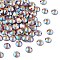 Preciosa® Crystal Hotfix Flatback Stones, Czech Crystal, Round(438 11 612 Chaton Rose VIVA 12 ®), 70030 200 Rose Peach AB, SS16(3.8~4mm)