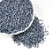Glass Seed Beads, Ceylon, Round, Dark Gray, 2mm, Hole: 1mm, about 30000pcs/pound